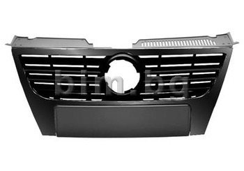 Решетка предна черна с хром рамка без парктроник за VOLKSWAGEN PASSAT B6  (3C2) седан от 2005 до 2010 | avto.bim.bg