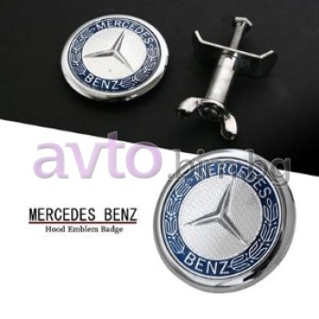 Емблема предна - Mercedes - комплект за MERCEDES C (W203) седан от 2000 до  2007 | avto.bim.bg