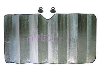 Сенник за предно стъкло алуминиев сребрист 175X88cm - Сенник за кола |  avto.bim.bg