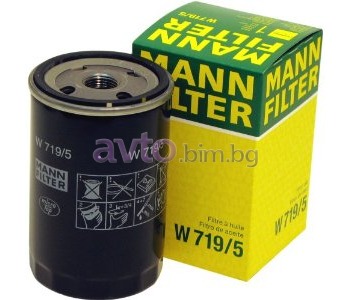Маслен филтър - MANN-FILTER W719/5 за AUDI 100 (44, 44Q, C3) от 1982 до  1991 | avto.bim.bg