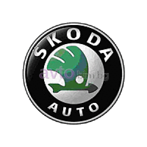 Емблема за ключ SKODA - 14mm за SKODA FABIA I (6Y2) хечбек от 1999 до 2008  | avto.bim.bg