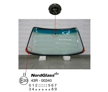 Челно стъкло NordGlass за AUDI 100 (4A, C4) от 1990 до 1994