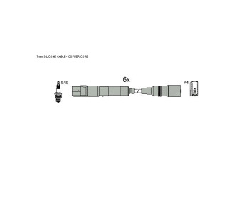 Комплект запалителни кабели STARLINE за AUDI A4 (8D2, B5) от 1994 до 2001