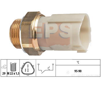 Термошалтер, вентилатор на радиатора EPS 1.850.262 за SKODA FABIA II (542) хечбек от 2006 до 2014