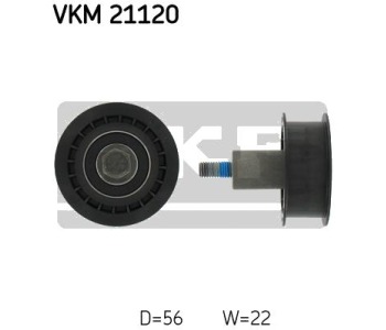 Паразитна/ водеща ролка, зъбен ремък SKF VKM 21120 за AUDI A2 (8Z0) от 2000 до 2005