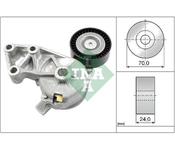 Обтягащо рамо за пистов ремък INA за AUDI A3 (8L1) от 1996 до 2003