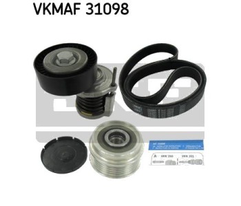 Комплект пистов ремък SKF VKMAF 31098 за VOLKSWAGEN GOLF V Plus (5M1, 521) от 2005 до 2013