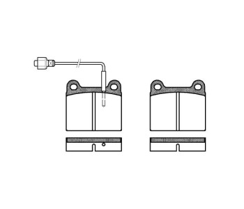 Комплект спирачни накладки ROADHOUSE за CHEVROLET VOLT от 2011 до 2015