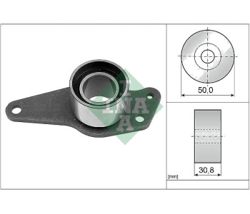 Паразитна/ водеща ролка, зъбен ремък INA 532 0237 10 за RENAULT 19 I (D53_) кабриолет от 1991 до 1992