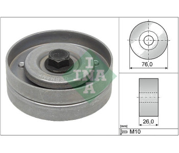 Паразитна/ водеща ролка, пистов ремък INA 532 0402 30 за OPEL ZAFIRA B  (A05) от 2005 до 2015