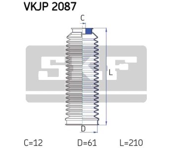 Комплект маншон, полуоска SKF за ALFA ROMEO 156 (932) от 1997 до 2003