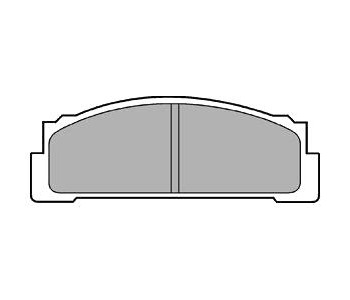 Комплект спирачни накладки DELPHI за FIAT PANDA (141) от 1980 до 2004