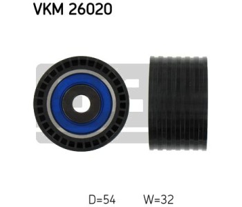 Паразитна/ водеща ролка, зъбен ремък SKF VKM 26020 за RENAULT GRAND SCENIC II (JM0/1_) от 2004 до 2009