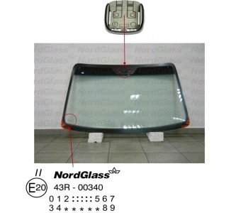 Челно стъкло NordGlass за DAEWOO NUBIRA (KLAN) седан от 2003