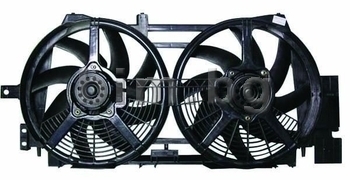 Вентилатор за радиатор с две перки 230W/230W за RENAULT LAGUNA I (B56_,  556_) от 1993 до 2002