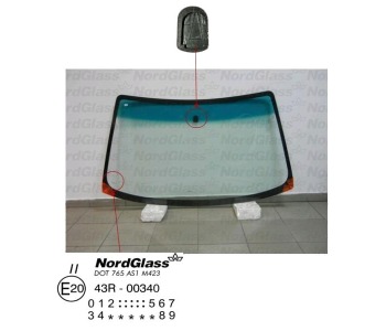 Челно стъкло NordGlass за MAZDA 323 S VI (BJ) от 1998 до 2004