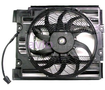 Вентилатор за радиатор климатик с една перка - 400 mm 3 пина за BMW 5 Ser ( E39) комби от 1997 до 2004