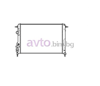 Воден радиатор размер 585/375/22 за RENAULT MEGANE I CC (EA0/1_) кабриолет от 1996 до 2003