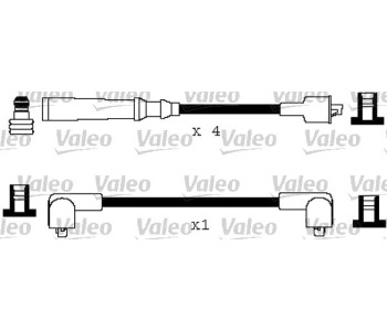 Комплект запалителни кабели VALEO за VOLVO 740 (744) от 1983 до 1992