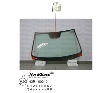 Челно стъкло NordGlass за KIA PRO CEED (ED) от 2008 до 2013
