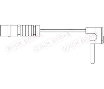 Индикатор, износване на накладките QUICK BRAKE за MERCEDES S (W126) седан от 1978 до 1991