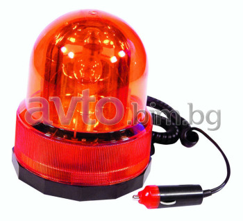 Сигнална лампа с магнит - оранжева - 12V - Уреди - 12V