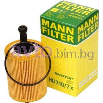 Маслен филтър - MANN-FILTER HU719/7x за AUDI A6 Allroad (4FH, C6) от 2006  до 2011
