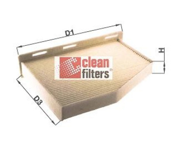 Филтър купе (поленов филтър) CLEAN FILTERS NC2132 за SKODA OCTAVIA II (1Z3) от 2004 до 2013