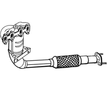 Катализатор BOSAL 099-359 за FORD KA (RB) от 1996 до 2008