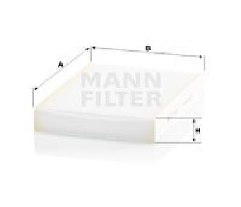 Филтър купе (поленов филтър) MANN-FILTER CU 27 009 за RENAULT TRAFIC III (FG_) товарен от 2014