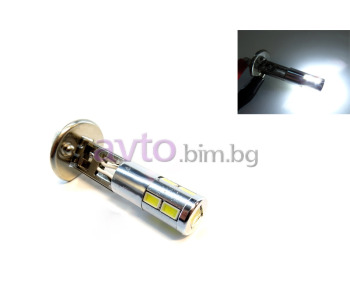 Диодна крушка H1 с 10 диода - Диодни LED крушки