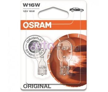 Крушка W16W 12V - Osram - комплект 2 бр - W1/2/3/5/6W, W16W и W21W |  avto.bim.bg