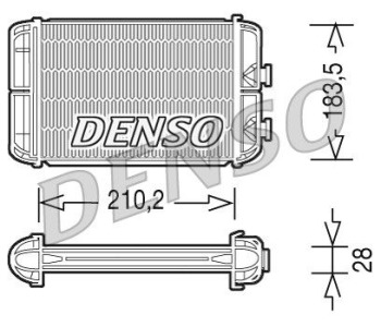 Резистор, електромотор-вентилатор охлаждане DENSO DRS09025 за JEEP RENEGADE (BU) от 2014