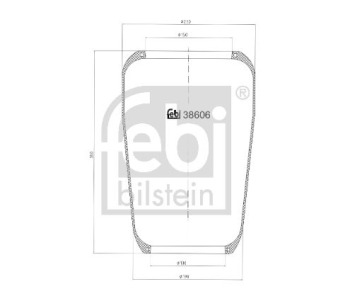 Водна помпа FEBI BILSTEIN 39061 за FORD FIESTA V (JH, JD) от 2001 до 2008