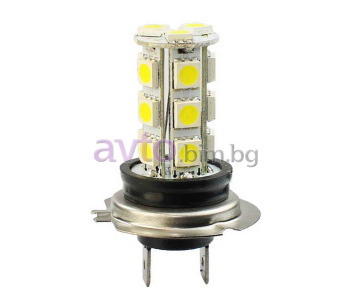 Диодна крушка H7 LED 12V - бяла светлина - Диодни LED крушки