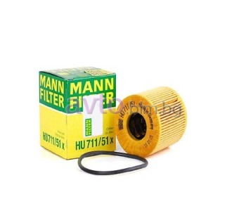 Маслен филтър MANN-FILTER HU 711/51 x за CITROEN C5 III (TD) комби от 2008