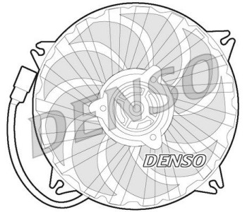 Вентилатор, охлаждане на двигателя DENSO DER32013 за VOLKSWAGEN VENTO (1H2) от 1991 до 1998