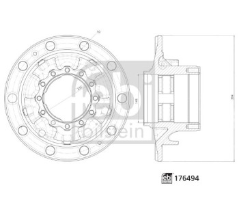 Водна помпа FEBI BILSTEIN 17670 за VOLKSWAGEN TRANSPORTER III платформа от 1979 до 1992