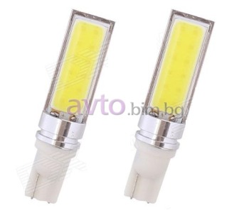 Комплект LED крушки за габаритни светлини W5W 2 броя - Диодни LED крушки