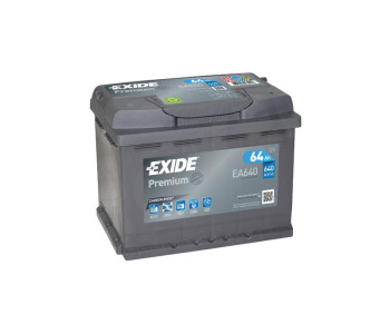 Стартов акумулатор EXIDE EA640 за SAAB 9-3 (YS3F) от 2002 до 2015