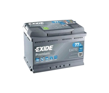 Стартов акумулатор EXIDE EA770 за MERCEDES CLK (W209, C209) от 2002 до 2009