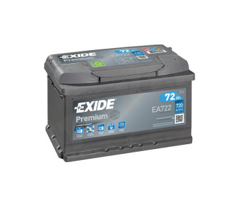Стартов акумулатор EXIDE EA722 за OPEL MERIVA A (X03) от 2003 до 2010