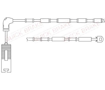 Индикатор, износване на накладките QUICK BRAKE за BMW 3 Ser (E46) купе от 2003 до 2006