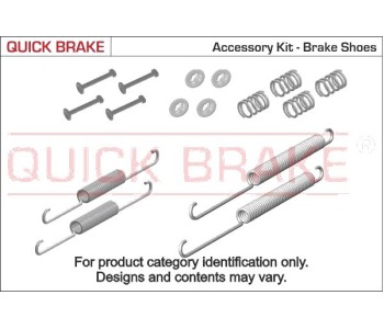 Комплект принадлежности, челюсти за ръчна спирачка QUICK BRAKE за BMW X5 (E70) от 2006 до 2013