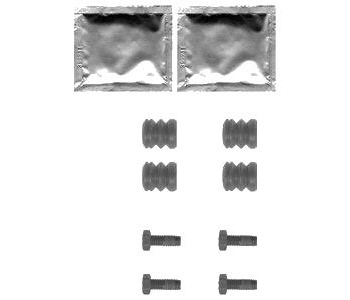 Комплект принадлежности дискови накладки DELPHI за AUDI 100 (4A, C4) от 1990 до 1994