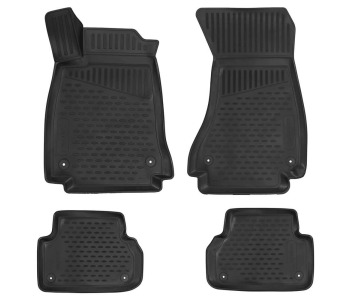 Гумени стелки PETEX 3D All-weather тип леген черни комплект 4 броя - AWM13410 за AUDI A4 (8W, B9) от 2015