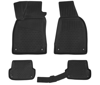 Гумени стелки PETEX 3D All-weather тип леген черни комплект 4 броя - AWM13110 за AUDI A4 (8E2, B6) от 2000 до 2004