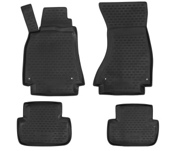 Гумени стелки PETEX 3D All-weather тип леген черни комплект 4 броя - AWM13310 за AUDI A4 (8K2, B8) от 2007 до 2012