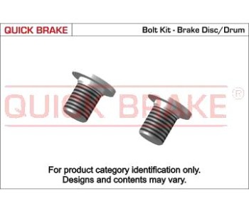 Винт, спирачен диск QUICK BRAKE за AUDI A4 Avant (8ED, B7) от 2004 до 2008