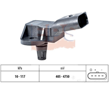 Датчик, налягане във всмукателните тръби EPS за AUDI A5 кабриолет (8F7) от 2009 до 2017
